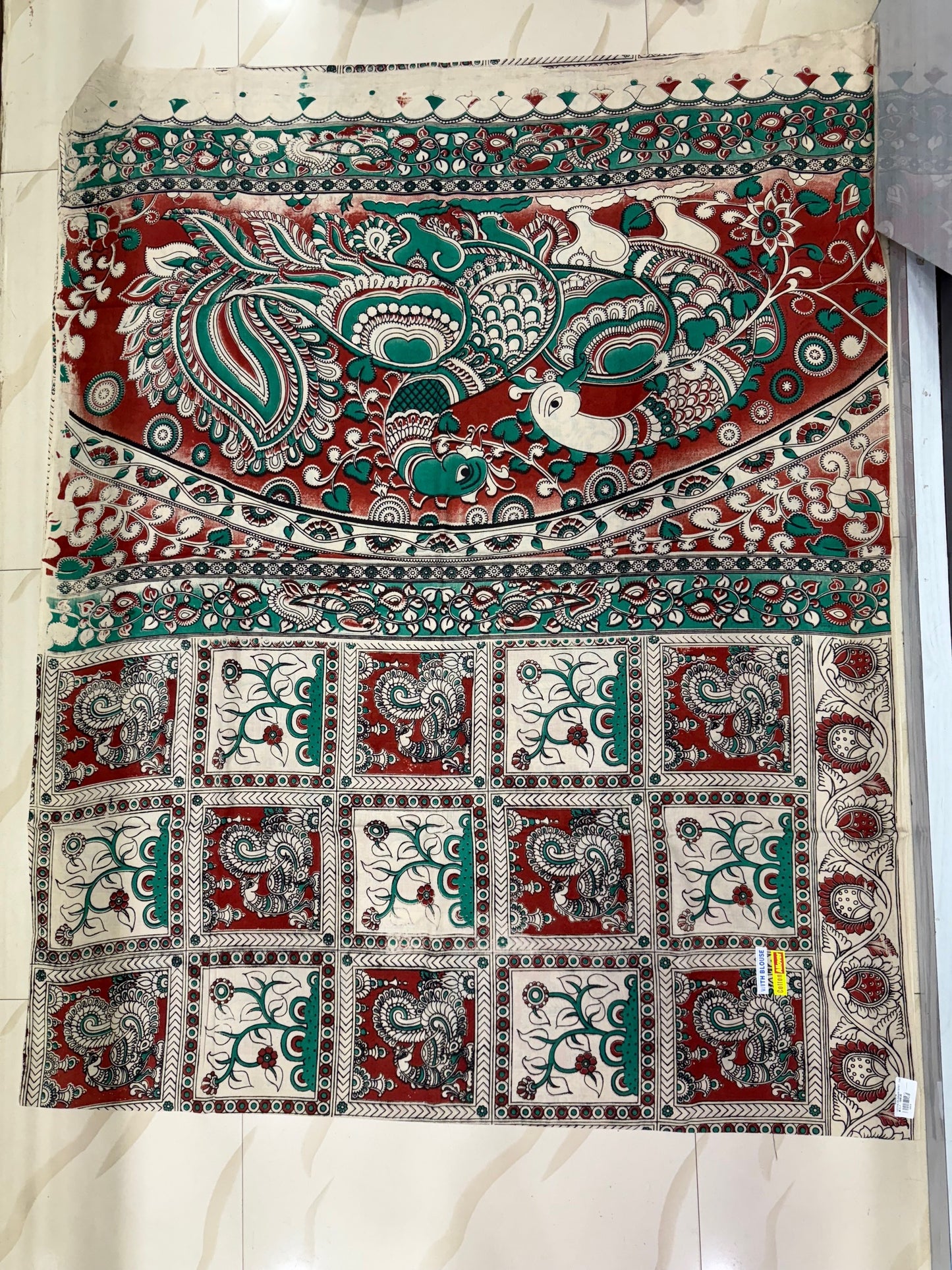 Kalamkari Cotton Handloom Saree